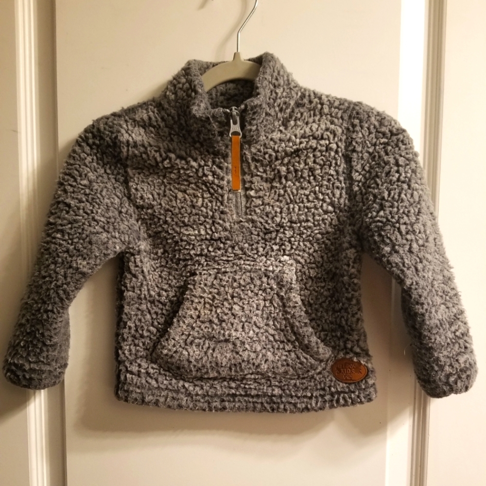 Children's quarter zip pullover